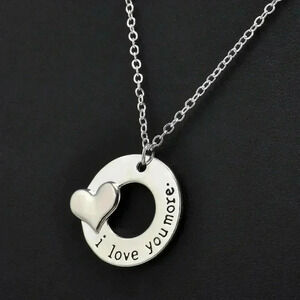I love You More infinity  Necklace
